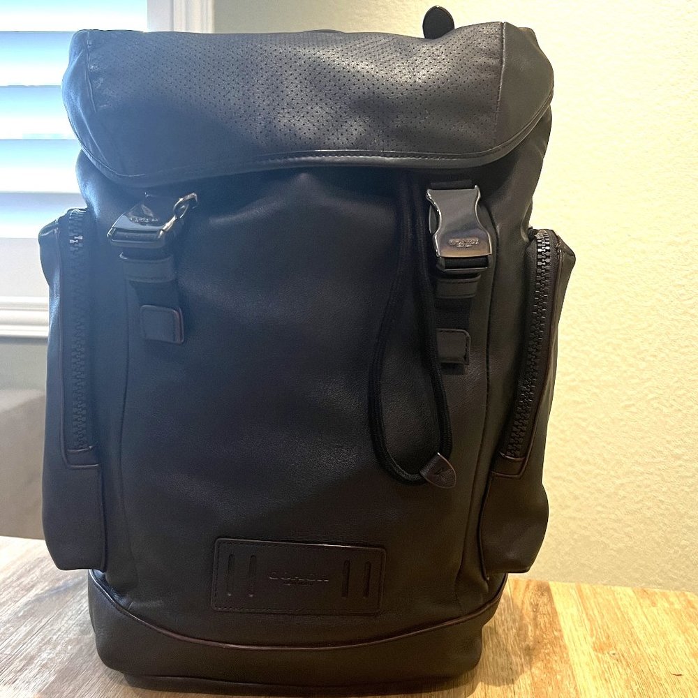 Coach Leather Backpack